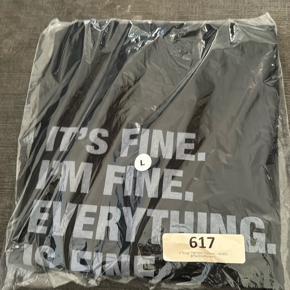 New The Shop Forward I’m Fine 4 things Pullover